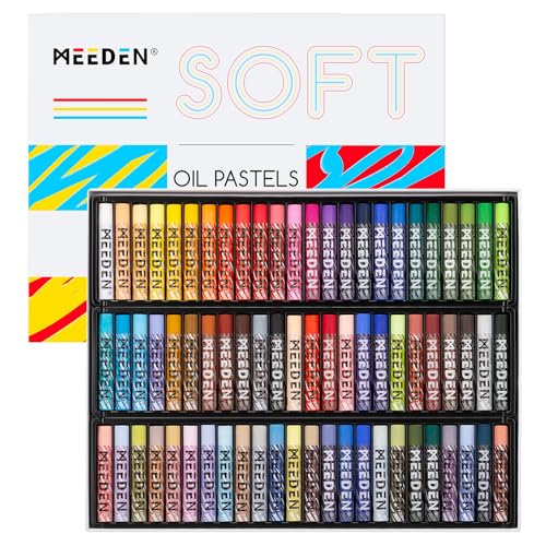 MEEDEN Weiches Ölpastell-Set: 72 lebendige Farben, Ölpastellkreiden für Künstler, Anfänger, Erwachsene, glatte Ölkreiden für Kunstbedarf, Malen, Zeichnen, Mischen, Schichten, Schattieren MEEDEN Weiches Ölpastell-Set: 72 lebendige Farben, Ölpastellkreiden für Künstler, Anfänger, Erwachsene, glatte Ölkreiden für Kunstbedarf, Malen, Zeichnen, Mischen, Schichten, Schattieren von MEEDEN