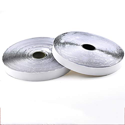 Klettband Selbstklebend Extra Stark 25m, Doppelseitigen Klebeband Selbstklebendes Band Set Haken und Flausch Klett, für Mobile Klimaanlage Fensterabdichtung. - Schwarz 2cm Breit von MEEYI