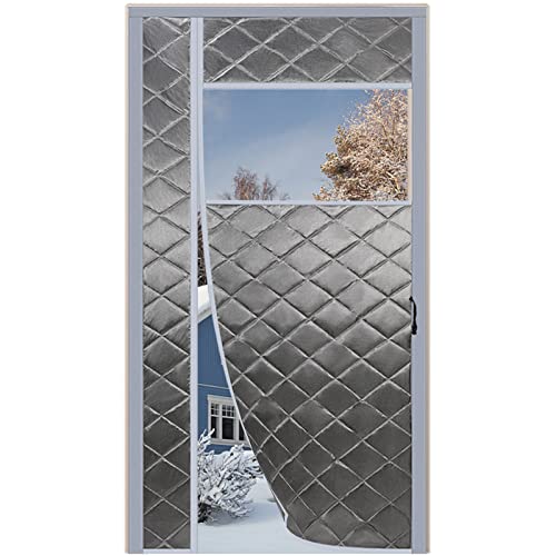 MEEYI Verdickte Baumwoll-türvorhänge Im Winter 125x225cm, Haustür Hitzebewahrung Panel-Isolierung Oxford Aterproof Verdunklungsgardine für Kinderzimmer, Grau MEEYI Verdickte Baumwoll-türvorhänge Im Winter 125x225cm, Haustür Hitzebewahrung Panel-Isolierung Oxford Aterproof Verdunklungsgardine für Kinderzimmer, Grau von MEEYI