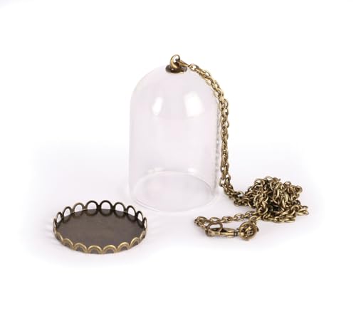 MegaCrea Glasglocke Bronze mit Kette – Graine Créative MegaCrea Glasglocke Bronze mit Kette – Graine Créative von MÉGACRÉA