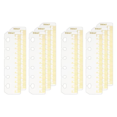 10 stücke A7 Binder Dividers Lineal Gold Stamping 12 cm Skala 6 Löcher Vergoldung PP Lesezeichen Lineal für lose Blätter 6 Ringe Binder Notebook Zubehör Planer Snap in Lesezeichen Trennwand Messlineal 10 stücke A7 Binder Dividers Lineal Gold Stamping 12 cm Skala 6 Löcher Vergoldung PP Lesezeichen Lineal für lose Blätter 6 Ringe Binder Notebook Zubehör Planer Snap in Lesezeichen Trennwand Messlineal von MEI YI TIAN
