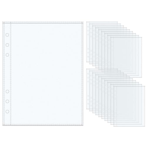 A5-Fotokartenhüllen, mattiert, 13,2 x 19,1 cm, 1 Tasche, Bildkarten-Einsätze, PP-Fotoalbum, Nachfüllseiten für 6-Ringbuch, matt, A5, 1 Tasche, 20 Stück A5-Fotokartenhüllen, mattiert, 13,2 x 19,1 cm, 1 Tasche, Bildkarten-Einsätze, PP-Fotoalbum, Nachfüllseiten für 6-Ringbuch, matt, A5, 1 Tasche, 20 Stück von MEI YI TIAN