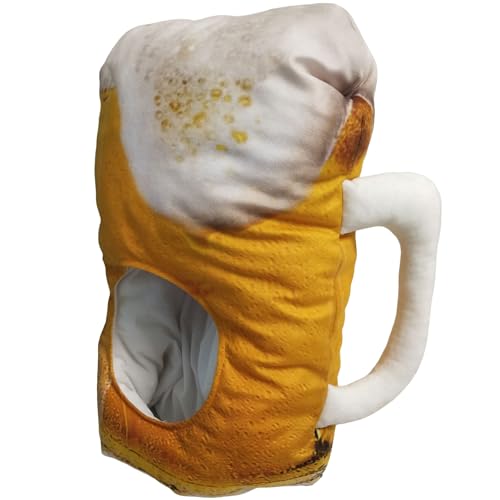 Geburtstagsparty-Bierkrug-Hut, alle Altersgruppen, Motto-Party, Bühne, Kopfbedeckung, Hut, Foto-Requisiten, Plüsch-Kopfbedeckung, Hut für Partyfeiern Geburtstagsparty-Bierkrug-Hut, alle Altersgruppen, Motto-Party, Bühne, Kopfbedeckung, Hut, Foto-Requisiten, Plüsch-Kopfbedeckung, Hut für Partyfeiern von MEIBAOGE
