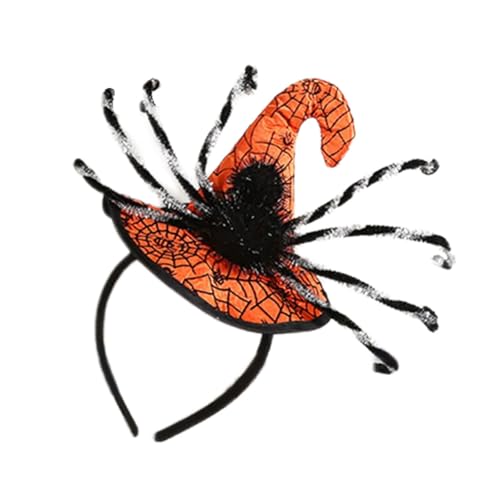 MEIBAOGE Hexenhut 3D Spinnen Stirnband Weihnachten Kopfbedeckung Halloween Party Foto Requisiten Party Kopfbedeckung Cosplay Zubehör von MEIBAOGE