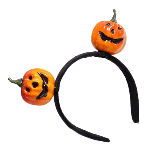 MEIBAOGE Kürbis Haarteil Thema Party Kopfschmuck Lustige Halloween Stirnbänder Dekoration für Geburtstagsfeiern und Maskeraden von MEIBAOGE
