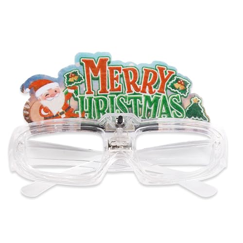 MEIBAOGE Weihnachtsbrille, Neujahrsbrille, beleuchtet, Weihnachtsfeier, Dekoration, einzigartige Foto-Requisiten MEIBAOGE Weihnachtsbrille, Neujahrsbrille, beleuchtet, Weihnachtsfeier, Dekoration, einzigartige Foto-Requisiten von MEIBAOGE