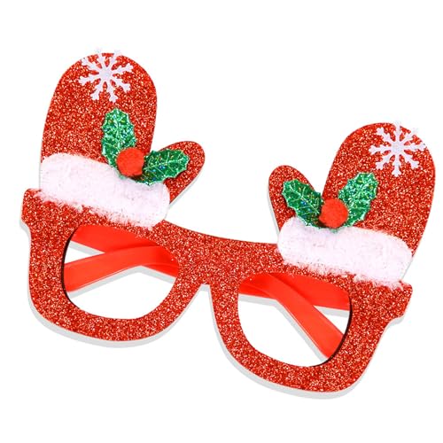 MEIBAOGE Weihnachtsbrillenrahmen, Weihnachtsbrille, Kostüm, kreative Brille, Schneemänner, Party-Zubehör MEIBAOGE Weihnachtsbrillenrahmen, Weihnachtsbrille, Kostüm, kreative Brille, Schneemänner, Party-Zubehör von MEIBAOGE
