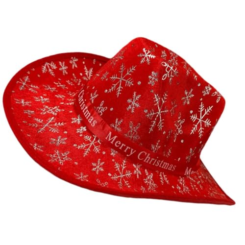 MEIBAOGE Weihnachtsmütze für Erwachsene mit Schneeflockenmuster, Pailletten-Weihnachtskostüm-Hut, für Damen und Herren, Urlaubsparty-Requisiten, Hut MEIBAOGE Weihnachtsmütze für Erwachsene mit Schneeflockenmuster, Pailletten-Weihnachtskostüm-Hut, für Damen und Herren, Urlaubsparty-Requisiten, Hut von MEIBAOGE