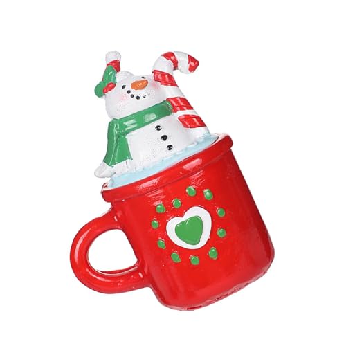 Weihnachtliche Cartoon-Weihnachtsmann-Schneemann in Tasse, Kunstharzfigur, Kuchendekoration, Ornament, Festival, Tischdekoration für Feiertagspartys Weihnachtliche Cartoon-Weihnachtsmann-Schneemann in Tasse, Kunstharzfigur, Kuchendekoration, Ornament, Festival, Tischdekoration für Feiertagspartys von MEIBAOGE