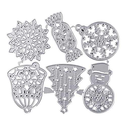 Weihnachts-Schneeflocken-Metall-Stanzformen, Schablone, Scrapbooking, Album, Papier, Karte, Vorlage, Prägedekoration, Dekoration Weihnachts-Schneeflocken-Metall-Stanzformen, Schablone, Scrapbooking, Album, Papier, Karte, Vorlage, Prägedekoration, Dekoration von MEIBAOGE