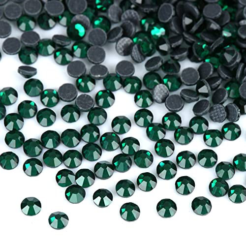 SS10 Smaragdgrüne Hotfix-Strasssteine, Kristallglas-Diamanten für Kleidung, Stoff, Hemden, Tassen, Dekoration, Glitzer, flache Rückseite, rund, 2,8 mm Volumen, 4320 Stück SS10 Smaragdgrüne Hotfix-Strasssteine, Kristallglas-Diamanten für Kleidung, Stoff, Hemden, Tassen, Dekoration, Glitzer, flache Rückseite, rund, 2,8 mm Volumen, 4320 Stück von MEIBITE