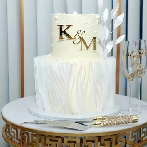 Customized Hochzeit Initialen Kuchen Topper, Persönliche Spiegel Acryl Kuchen Dekor, Name Kuchen Topper, Verlobungsgeschenk, Hochzeitsfeier Dekorationen Mini Zeichen Customized Hochzeit Initialen Kuchen Topper, Persönliche Spiegel Acryl Kuchen Dekor, Name Kuchen Topper, Verlobungsgeschenk, Hochzeitsfeier Dekorationen Mini Zeichen von MEIEG