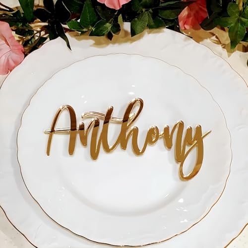Set Von 10 Personalisierten Acryl Tisch Einstellung Mit Namen, Benutzerdefinierte Platzkarten Tisch Dekoration Für Geburtstage, Bachelorette, Party Und Veranstaltungen, Acryl Hochzeit Namen Zeichen Set Von 10 Personalisierten Acryl Tisch Einstellung Mit Namen, Benutzerdefinierte Platzkarten Tisch Dekoration Für Geburtstage, Bachelorette, Party Und Veranstaltungen, Acryl Hochzeit Namen Zeichen von MEIEG