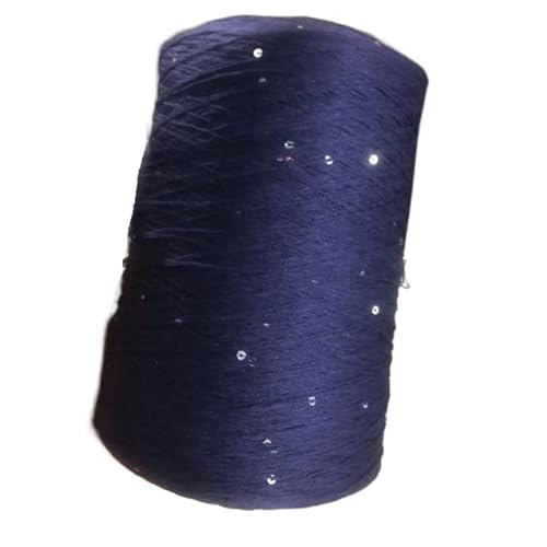 MEIJIU Italien 500g 2000mm Pailletten-Leinengarn zum Handstricken von Seidenspitzengarn zum Häkeln von glänzenden Pailletten, Linie zum Stricken, Faden 1mm dick MEIJIU Italien 500g 2000mm Pailletten-Leinengarn zum Handstricken von Seidenspitzengarn zum Häkeln von glänzenden Pailletten, Linie zum Stricken, Faden 1mm dick von MEIJIU