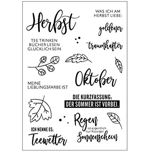 Florsol MEIKONG Deutsches Wort DIY Klar Silikonstempel Clear Stamp, Transparent Klar Silikon Stempel Für DIY Scrapbooking Album Foto Dekorative Florsol MEIKONG Deutsches Wort DIY Klar Silikonstempel Clear Stamp, Transparent Klar Silikon Stempel Für DIY Scrapbooking Album Foto Dekorative von MEIKONG