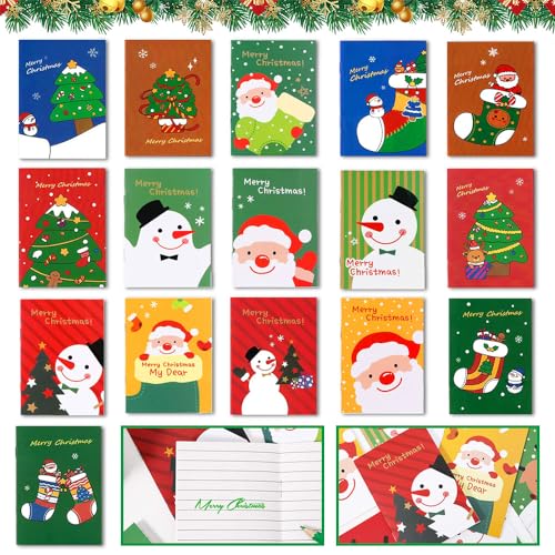 MEISHANG 40 Stück Mini Notizblock Weihnachten,Notizbuch Weihnachten Klein,Kleine Notizblöcke Weihnachten für Kinder,Tragbare Notizheft mit Weihnachtsmotive,Weihnachts-Kleines Notizbuch MEISHANG 40 Stück Mini Notizblock Weihnachten,Notizbuch Weihnachten Klein,Kleine Notizblöcke Weihnachten für Kinder,Tragbare Notizheft mit Weihnachtsmotive,Weihnachts-Kleines Notizbuch von MEISHANG