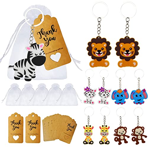MEIYIFAN 30 Sets Babyparty als Gastgeschenk,Tierischer Schlüsselanhänger,30 Schlüsselanhänger für Kinder, 30 Organzabeutel, 30 Dankeschön-Tags, für Kinder, Hochzeit, Geburtstag MEIYIFAN 30 Sets Babyparty als Gastgeschenk,Tierischer Schlüsselanhänger,30 Schlüsselanhänger für Kinder, 30 Organzabeutel, 30 Dankeschön-Tags, für Kinder, Hochzeit, Geburtstag von MEIYIFAN