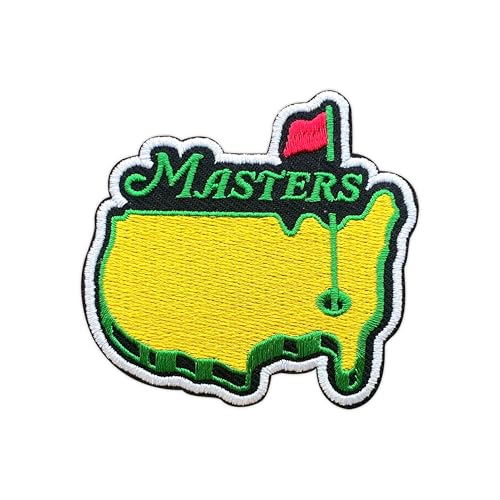 MEIYSTICK Masters Golf-Stickerei-Aufnäher für Kleidung, Rucksäcke, Hüte, Jeans, Taschen, Golfball-Marker, Flagge, Größe 7,6 cm, zum Aufbügeln oder Aufnähen, Golf-Applikation, Stickerei-Flicken MEIYSTICK Masters Golf-Stickerei-Aufnäher für Kleidung, Rucksäcke, Hüte, Jeans, Taschen, Golfball-Marker, Flagge, Größe 7,6 cm, zum Aufbügeln oder Aufnähen, Golf-Applikation, Stickerei-Flicken von MEIYSTICK