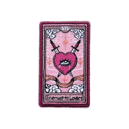 MEIYSTICK Stickerei-Flicken für Kleidung, Rucksäcke, Hüte, Jeans, Taschen, Tarotkartengröße 7,6 cm, zum Aufbügeln oder Aufnähen, Buchliebhaber-Applikation, Stickerei-Flicken, Geschenk für Liebhaber MEIYSTICK Stickerei-Flicken für Kleidung, Rucksäcke, Hüte, Jeans, Taschen, Tarotkartengröße 7,6 cm, zum Aufbügeln oder Aufnähen, Buchliebhaber-Applikation, Stickerei-Flicken, Geschenk für Liebhaber von MEIYSTICK