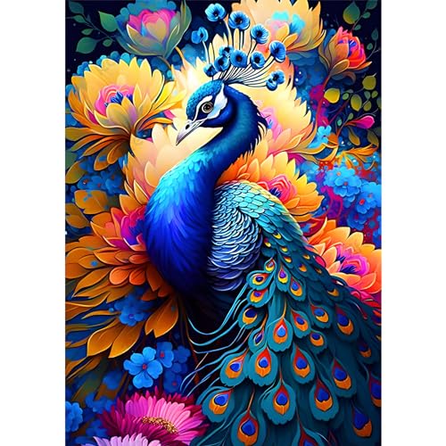 MEIYUDA 5D Diamant Painting Bilder für Kinder und Erwachsene Zubehör Regenbogen Pfau, Diamond Painting Set Blumen Malerei Stickerei Set Kreuzstich Bilder, Crystal Art für Home Wand Deko 30x40cm MEIYUDA 5D Diamant Painting Bilder für Kinder und Erwachsene Zubehör Regenbogen Pfau, Diamond Painting Set Blumen Malerei Stickerei Set Kreuzstich Bilder, Crystal Art für Home Wand Deko 30x40cm von MEIYUDA