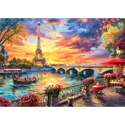 MEIYUDA 5D Diamond Painting Bilder Erwachsene Kinder Paris Stadtansicht, Diamant Painting Bilder DIY Set Bild, Malerei Kristall Diamond Painting Set Erwachsene für Home Wand Décor 40x30cm MEIYUDA 5D Diamond Painting Bilder Erwachsene Kinder Paris Stadtansicht, Diamant Painting Bilder DIY Set Bild, Malerei Kristall Diamond Painting Set Erwachsene für Home Wand Décor 40x30cm von MEIYUDA