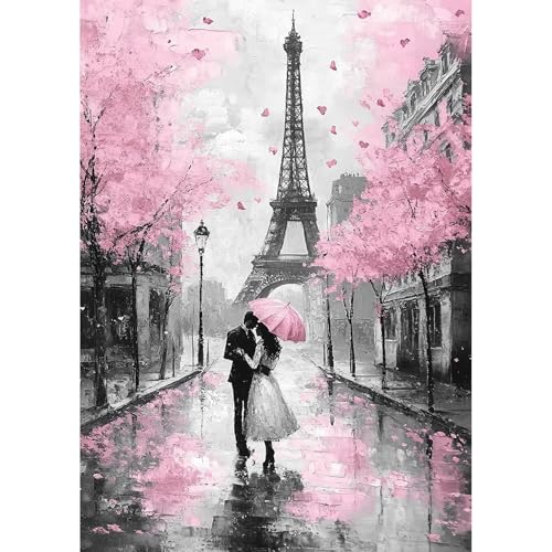 MEIYUDA 5D Diamond Painting Bilder Erwachsene Liebe in Paris, Diamond Painting Set Bild, Diamant Painting Bilder Bastelset Erwachsene Kinder Malerei für Home Wand Décor 30x40cm MEIYUDA 5D Diamond Painting Bilder Erwachsene Liebe in Paris, Diamond Painting Set Bild, Diamant Painting Bilder Bastelset Erwachsene Kinder Malerei für Home Wand Décor 30x40cm von MEIYUDA