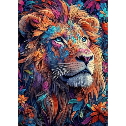 MEIYUDA Diamond Painting Blume, 5D Diamond Painting Erwachsene Kinder Löwe, DIY Set Erwachsene Diamant Painting Bilder, DIY Handwerk Malerei Kits für Home Wand Décor 30x40cm MEIYUDA Diamond Painting Blume, 5D Diamond Painting Erwachsene Kinder Löwe, DIY Set Erwachsene Diamant Painting Bilder, DIY Handwerk Malerei Kits für Home Wand Décor 30x40cm von MEIYUDA