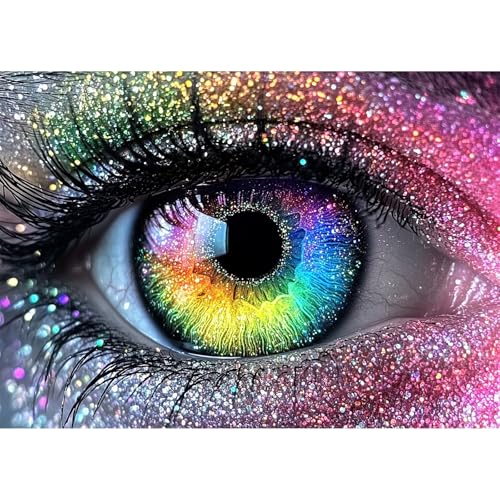 MEIYUDA Diamond Painting Erwachsene Diamant Bilder Buntes Auge, 5D DIY Diamant Painting Bilder Diamond Painting Set, Bastelset Erwachsene Kinder Malerei für Home Wand Décor 40x30cm MEIYUDA Diamond Painting Erwachsene Diamant Bilder Buntes Auge, 5D DIY Diamant Painting Bilder Diamond Painting Set, Bastelset Erwachsene Kinder Malerei für Home Wand Décor 40x30cm von MEIYUDA