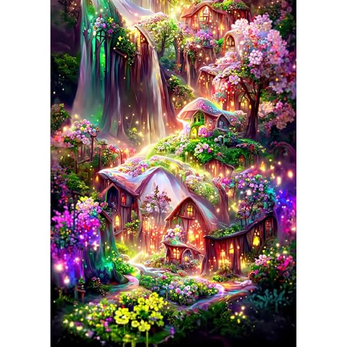 MEIYUDA Diamond Painting Erwachsene Diamant Bilder Phantasiewald, 5D DIY Diamant Painting Bilder Diamond Set Landschaft, Bastelset Erwachsene Kinder Malerei Stickerei für Home Wand Décor 30x40cm MEIYUDA Diamond Painting Erwachsene Diamant Bilder Phantasiewald, 5D DIY Diamant Painting Bilder Diamond Set Landschaft, Bastelset Erwachsene Kinder Malerei Stickerei für Home Wand Décor 30x40cm von MEIYUDA
