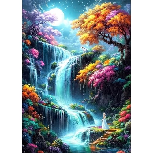 MEIYUDA Diamond Painting Erwachsene Diamant Bilder Wunderland, 5D DIY Diamant Painting Bilder Diamond Painting Set, Bastelset Erwachsene Kinder Malerei für Home Wand Décor 30x40cm MEIYUDA Diamond Painting Erwachsene Diamant Bilder Wunderland, 5D DIY Diamant Painting Bilder Diamond Painting Set, Bastelset Erwachsene Kinder Malerei für Home Wand Décor 30x40cm von MEIYUDA