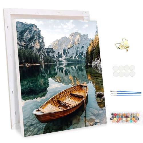 MEIYUDA Malen Nach Zahlen Erwachsene mit Rahmen Boot, Landschaft Paint by Numbers Malen Nach Zahlen, DIY Handgemalt Ölgemälde Leinwand für Home Décor 30x40cm MEIYUDA Malen Nach Zahlen Erwachsene mit Rahmen Boot, Landschaft Paint by Numbers Malen Nach Zahlen, DIY Handgemalt Ölgemälde Leinwand für Home Décor 30x40cm von MEIYUDA