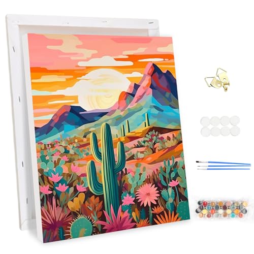 MEIYUDA Malen Nach Zahlen Erwachsene mit Rahmen Bunte Berge, Paint by Numbers Malen Nach Zahlen Sonnenaufgang, DIY Set mit Pinseln und Acrylfarben Handgemalt Ölgemälde Leinwand für Home Décor 30x40cm MEIYUDA Malen Nach Zahlen Erwachsene mit Rahmen Bunte Berge, Paint by Numbers Malen Nach Zahlen Sonnenaufgang, DIY Set mit Pinseln und Acrylfarben Handgemalt Ölgemälde Leinwand für Home Décor 30x40cm von MEIYUDA