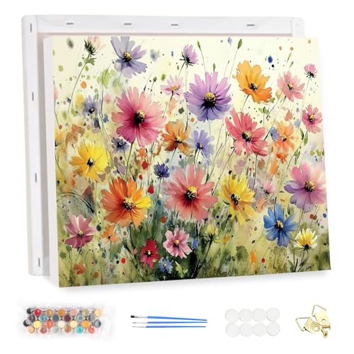 MEIYUDA Malen Nach Zahlen Erwachsene mit Rahmen Tinte Stil Blume, DIY Digitales Ölgemälde-Set auf Leinwand mit Pinseln und Acrylpigment Bastelset, Artwork für Heimdekoration Geschenk 40x30cm MEIYUDA Malen Nach Zahlen Erwachsene mit Rahmen Tinte Stil Blume, DIY Digitales Ölgemälde-Set auf Leinwand mit Pinseln und Acrylpigment Bastelset, Artwork für Heimdekoration Geschenk 40x30cm von MEIYUDA