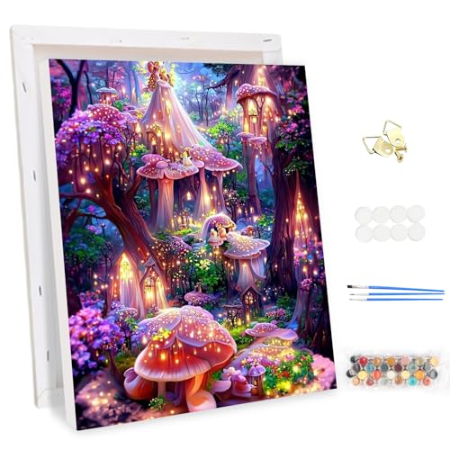 MEIYUDA Malen Nach Zahlen Erwachsene mit Rahmen Wunderland, DIY Landschaft Digitales Ölgemälde-Set auf Leinwand mit Pinseln und Acrylpigment Bastelset, Artwork für Heimdekoration Geschenk 30x40cm MEIYUDA Malen Nach Zahlen Erwachsene mit Rahmen Wunderland, DIY Landschaft Digitales Ölgemälde-Set auf Leinwand mit Pinseln und Acrylpigment Bastelset, Artwork für Heimdekoration Geschenk 30x40cm von MEIYUDA