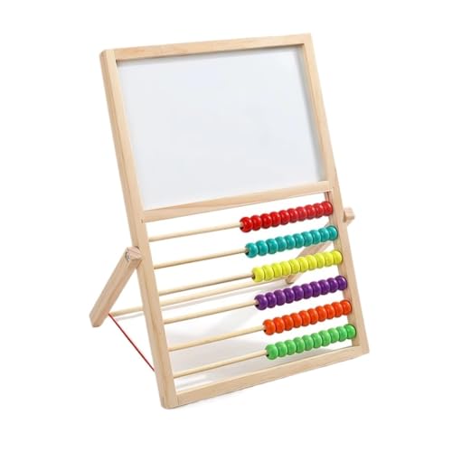 MEIZHITU Mathematik-Lernwerkzeug, Zeichenbrett, Abakus, Holzrahmen, Abakus, Mehrzweck, 6 Reihen, Abakus-Zählrahmen für frühes Lernen für Schule Zuhause MEIZHITU Mathematik-Lernwerkzeug, Zeichenbrett, Abakus, Holzrahmen, Abakus, Mehrzweck, 6 Reihen, Abakus-Zählrahmen für frühes Lernen für Schule Zuhause von MEIZHITU