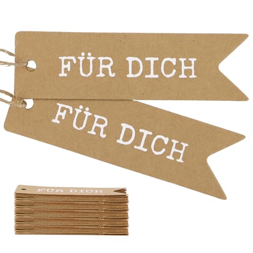 MEJOSER 50 Stück Für Dich Anhänger 2x7cm Geschenkanhänger Hochzeit Geburtstag Etiketten Tags Weihnachten Babyparty Kommunion Taufe Deko Label mit Schnur MEJOSER 50 Stück Für Dich Anhänger 2x7cm Geschenkanhänger Hochzeit Geburtstag Etiketten Tags Weihnachten Babyparty Kommunion Taufe Deko Label mit Schnur von MEJOSER