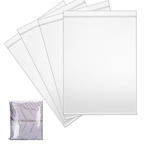 MELODYING Zip Beutel Groß 40×60cm, 20PCS, Aufbewahrungsbeutel, plastiktüten, für die Aufbewahrung von Kleidung, Quilts, Decken. MELODYING Zip Beutel Groß 40×60cm, 20PCS, Aufbewahrungsbeutel, plastiktüten, für die Aufbewahrung von Kleidung, Quilts, Decken. von MELODYING