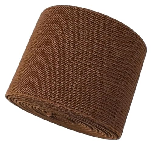 1 Meter 60 mm breite elastische Bänder, 1,8 mm dick, weiches Stretch-Gummiband, Taschen, Gürtel, Kleidung, Gurtband, DIY-Nähzubehör, elastisch for Nähen(Coffee) von MEMEM