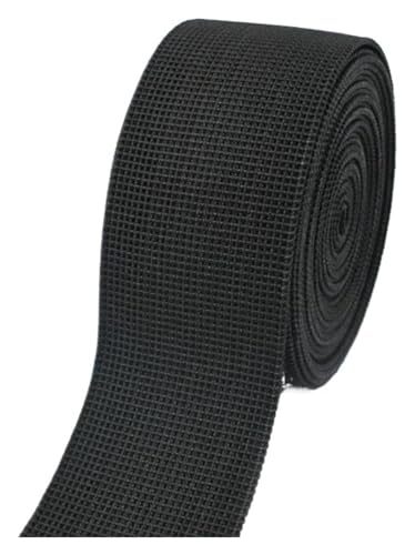 2/5/10 Meter 5 cm Gummiband for Nähen von Sofa-Rückenlehnenkissen, Gummibänder, DIY-Möbelrenovierungsmaterial, elastisch for Nähen(Black,5METERS-50MM) von MEMEM