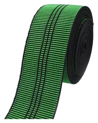 2/5/10 Meter 5 cm Gummiband for Nähen von Sofa-Rückenlehnenkissen, Gummibänder, DIY-Möbelrenovierungsmaterial, elastisch for Nähen(Greenblack3,5METERS-50MM) von MEMEM