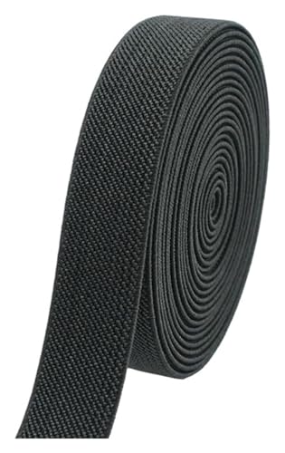 3/5 Meter 10–50 mm elastische Bänder for Hosen Taille Gummiband Stretch Gurtbänder Gürtel DIY Unterwäsche Kleidung Nähzubehör elastisch for Nähen(Dark Gray,3METERS-38MM) von MEMEM