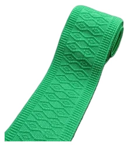 5 cm Hosenbund Baumwolle Elastisches Gummiband Bekleidungszubehör Mit Muster Verdicktes Gummiband for Nähen(Green) von MEMEM
