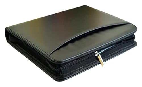Konferenz-Portfolio-Ordner-Hüllen, A4-Klemmbrett-Konferenzordner aus Leder for Vorstellungsgespräche, Lebensläufe, juristische Dokumente, Organizer mit Reißverschluss for Lebensläufe, Geschäftsreisen Konferenz-Portfolio-Ordner-Hüllen, A4-Klemmbrett-Konferenzordner aus Leder for Vorstellungsgespräche, Lebensläufe, juristische Dokumente, Organizer mit Reißverschluss for Lebensläufe, Geschäftsreisen von MEMEM