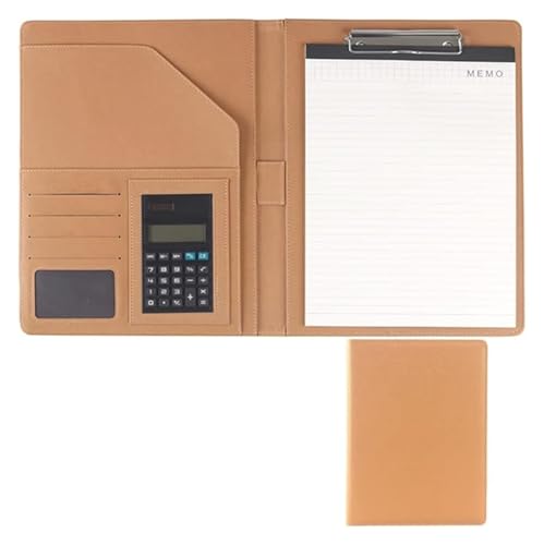 Konferenzmappen-Hüllen, Konferenzmappen-Umschlag-Klemmbrett mit Tasche, A4, faltbare Klemmbretter for Krankenschwestern, Geschäftsbüros, Schulen(Yellow) von MEMEM
