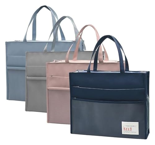 Kunstmappen-Koffer, 4-teilig, Tragetasche for Künstlermappen, 44,9 x 31,8 cm, wasserdichte Tragetasche for Zeichenbretter mit Schultergurt von MEMEM