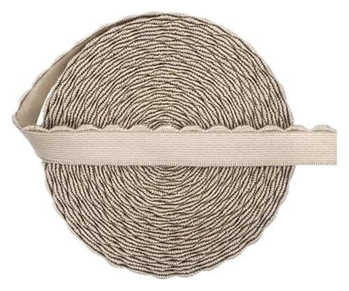 MEMEM 2/5/10 Yards 10 mm/13 mm BH-Träger-Gummiband, Nylon-Schulterband, Unterwäsche, Dessous, DIY-Nähbesatz, elastisch for Nähen(Color1,5 YARDS-13MM) von MEMEM