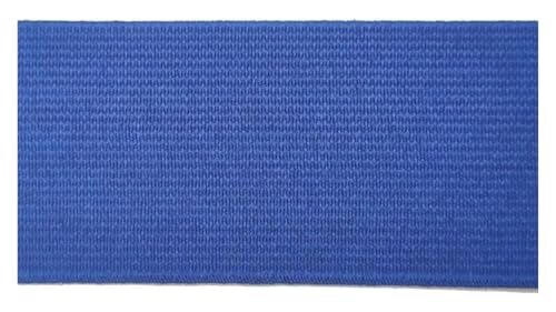 MEMEM 2 m, 20/25/30/40/50 mm, Gummiband, for Umklappen, elastisches Band for Unterwäsche, Hosen, BHS, Gummikleidung, verstellbar, weicher Hosenbund, elastisches Gummiband for Nähen(Blue,40mm) von MEMEM