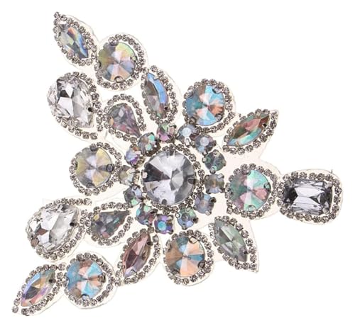 MEMEM 3D-Stickerei-Spitzen-Applikation, for Aufbügeln, Kristall-Strass-Applikation, for Brauthochzeiten, Nähen, Basteln MEMEM 3D-Stickerei-Spitzen-Applikation, for Aufbügeln, Kristall-Strass-Applikation, for Brauthochzeiten, Nähen, Basteln von MEMEM