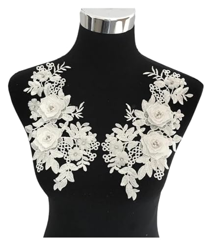 MEMEM 3D-Stickerei-Spitzenapplikationen, dreidimensionale Blumenapplikationen, DIY-Spitzenstoff, Kleidungsdekorationszubehör MEMEM 3D-Stickerei-Spitzenapplikationen, dreidimensionale Blumenapplikationen, DIY-Spitzenstoff, Kleidungsdekorationszubehör von MEMEM