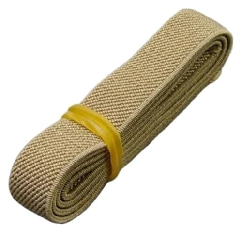 MEMEM 5/10M 15mm Nylon Gummiband Gummiband Gurtband DIY Unterwäsche Hosen Stretch Gürtel Spandex Bänder Nähzubehör Elastisch for Nähen(Beige Brown,10METERS) von MEMEM